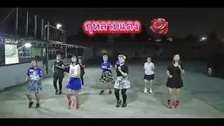#กุหลาบแดง ลานตลาดน้ำลัดหลวง (คลองขุด) by ครูราณี
