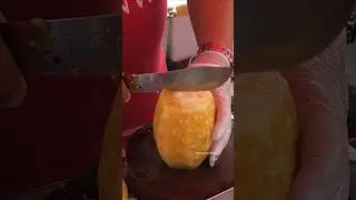 Bangkok Pineapple Cutting Master's Amazing Cutting Skill!!!