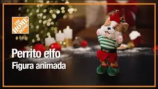 Perrito elfo | Figura animada | Navidad