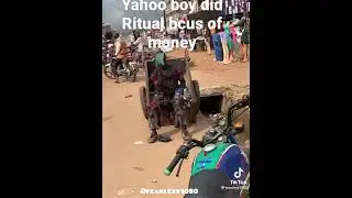 yahoo boy dod ritual because of the love he has for money