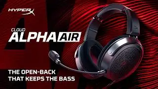 ИГРОВАЯ ГАРНИТУРА HYPERX CLOUD ALPHA AIR С ОТКРЫТЫМ АКУСТИЧЕСКИМ ОФОРМЛЕНИЕМ | Открытая гарнитура...