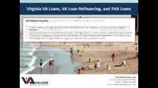 Virginia VA Loans & Virginia VA Refinance
