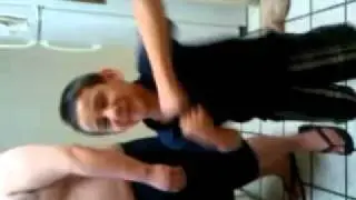 Chubby bear doing funny dance
