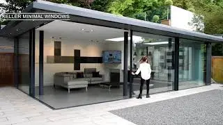 Крупноформатные створки Keller minimal windows.