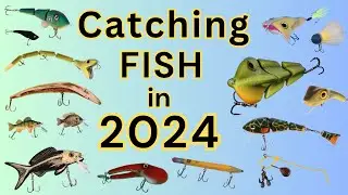 Compilation of Fish Caught in 2024 on My Homemade Lures!