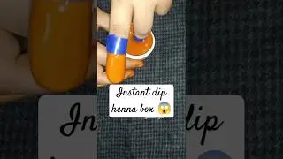 Instant dip henna box 😱#trickmehnd #instantdiphenna #henna #mehndi #fingermehandi #shorts #ytshorts