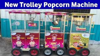 Trolley Popcorn Machine , New Popcorn Machine, Popcorn Machine