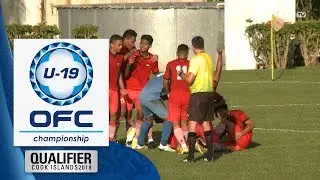 2018 OFC U19M Championship Qualifier | Tonga v Cook Islands Highlights