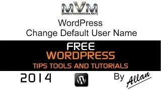 WordPress Change Default User Name