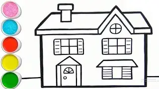house🏠🏡drawing|beautiful house drawing for kids|house drawing easy step by step|house easy drawing