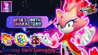 100-Й ПЕРСОНАЖ!!! | Sonic Forces Speed ​​Battle | Геймплей Burning Blaze