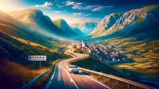 Driving.Путешествие.Вождение-Босния(2) и Герцеговина 4k.Черногория