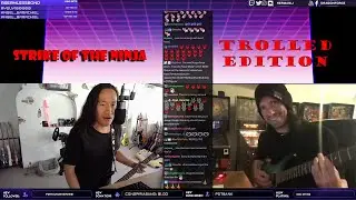 DragonForce Live Trolled Play Through Strike of the Ninja with Herman Li & Sam Totman