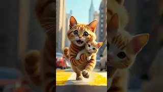🙀hero cat mom 😱🐱#shorts #herocat #aicat #shortsfeed