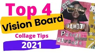 Vision Board Ideas 2021 - 4 Tips to ROCK your Board, Vision Board 2021