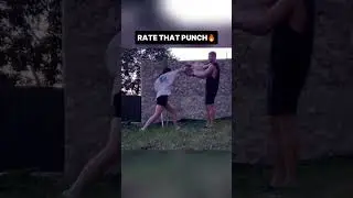 Her punch exploded the watermelon #shorts #challenge