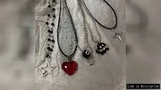 Vintage Fashion Leather rope Star Pendant Necklace For Women Men Antique Silver Color Jewelry Access