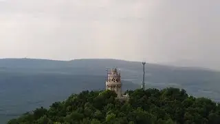 Elizabeth Tower in Budapest Hungary - Walk-through and Drone Footage