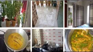 বারান্দাটা আজকে ডিপ ক্লিন করলাম। এই গরমে চালতা দিয়ে ডাল রান্না করলাম।