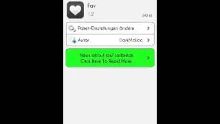 +++ IOS 7 Cydia Tweak: FAV +++ (German)