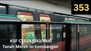 [Lucky Catch] SMRT C151A (543/544) Tanah Merah to Kembangan 