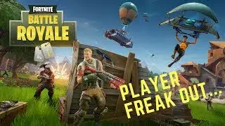 Fortnite Player Freaking Out! (Fortnite Battle Royale)