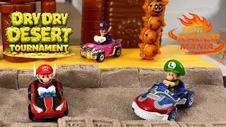 Who will survive the desert? | Mario Kart Diecast Racing | Dry Dry Desert Tournament | Day 1