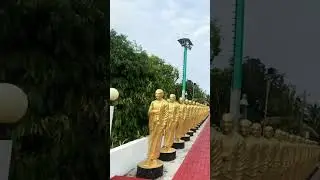 Full video link in 1st comment #bhuddha #gold #statue #srilanka #temple #visit #trincomalee