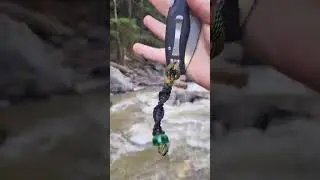 secret waterfall #spyderco #shaman  #favoritespot #pocketdump