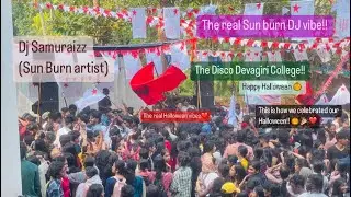 Celebrating the Halloween with DJ Samuraizz(Sun Burn artist) | Devagiri College