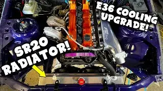 BMW E36 Cooling system upgrade! *SR20 Radiator*