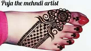 Simple arabic feet mehndi design/pairon ki mehandi/pero ki mehandi/Mehndi designs 2026 new