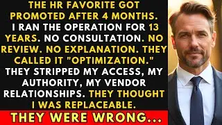 The HR Favorite Got Promoted After 4 Months — I'd Run the Operation for 13 Years | Corporate Revenge