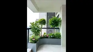 You can build a mini garden even on the small balcony at home. It is fabulous! #Balcony Garden #Pla