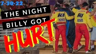 Billy gets hurt at Lincoln Speedway - Dirt Track racing