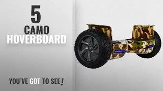 Top 5 Camo Hoverboard [2018]: CHO All Terrain Black Rugged 8.5 Inch Wheels Hoverboard Off-Road