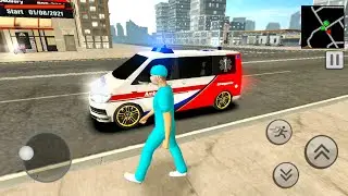 Emergency Police Ambulance Rescue Simulator #2 - City Accidents - Android Gameplay