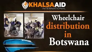 Wheelchair distribution in #Botswana