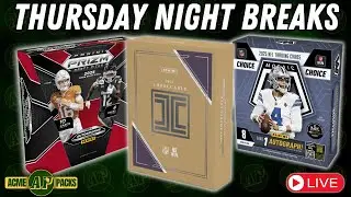 Thursday Night Breaks! Prizm Draft Picks, Mosaic Choice, Impeccable Football & More!