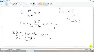 Derivation of Dirac equation