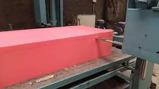 Horizontal Pu Foam Cutting Machine