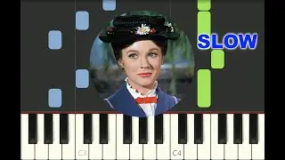 SLOW piano tutorial 