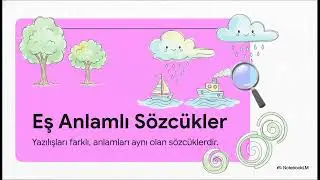 6.Sınıf Türkçe-Sözcükte Anlam