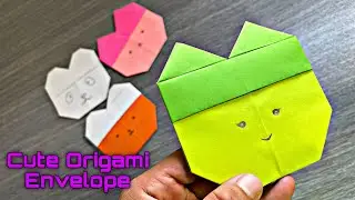 Cara Buat Sampul Origami Beruang & Kucing | Cute Bear & Cat Origami Envelope Tutorial