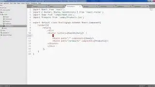 ReactJS \ React JS Tutorial For Beginners - #10 - Routing \ Routes \ Router (2 / 2)