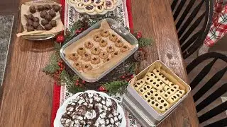Cookie exchange & cream of mushroom wild rice soup