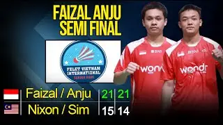 Faizal/Anju vs Nixon/Sim (Mas) | Semi Final Felet Vietnam IS 2025 | Live Badminton Reaction + Score