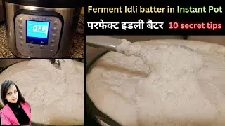 How to ferment Idli batter in Instant Pot? परफेक्ट इडली बैटर स्पंजी इडली के लिए |100% work in winter