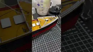 Another layer of paint goes on the Titanic!