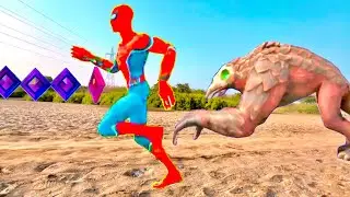 Temple Run Blazing Sands And Lost In Jungle | In Real Life - ft #SpiderMan